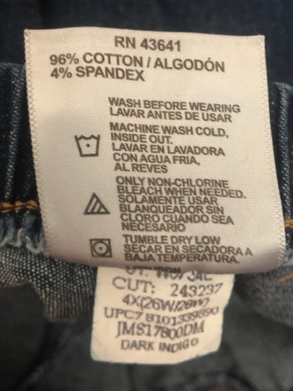Just My Size dark indigo